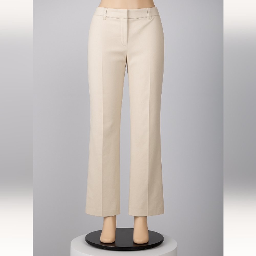Madison Boot Cut khaki slacks pants EUC Sz 2 petite